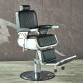 Cadeira de loja de barbearia de ouro de salão resistente